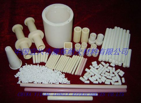 Alumina Ceramic Tubes & Alumina Ceramic Rods,Etc.